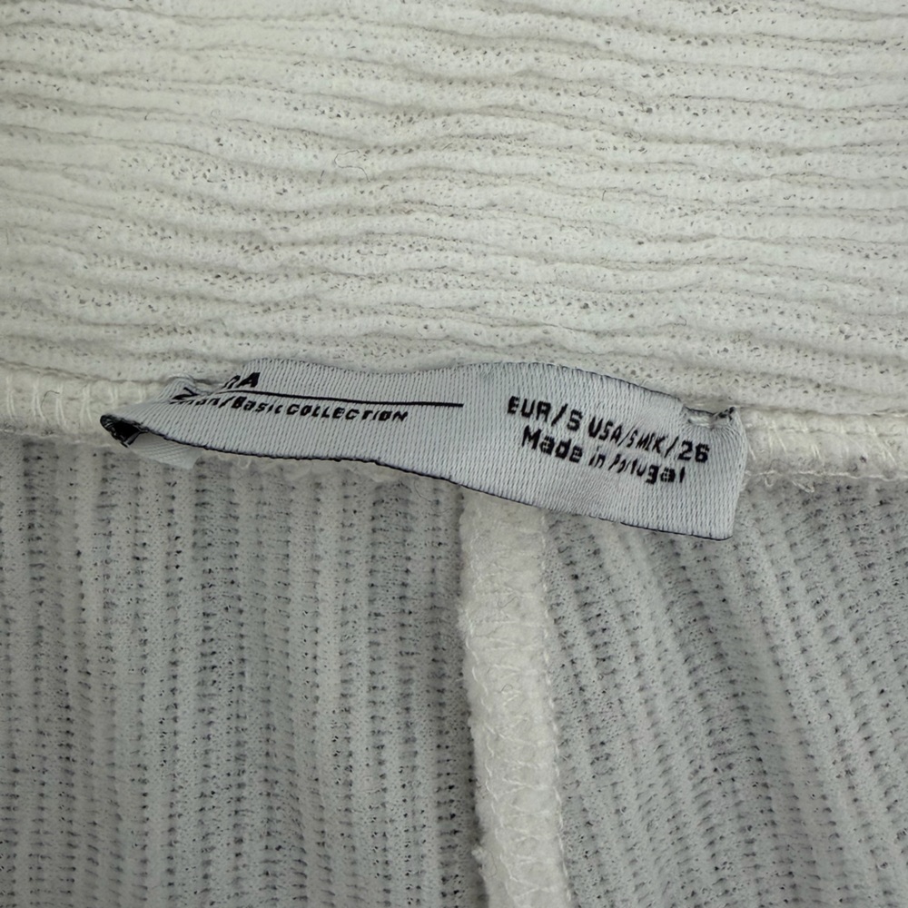 Zara Ribbed Flowy Pants - Picture 4 of 6